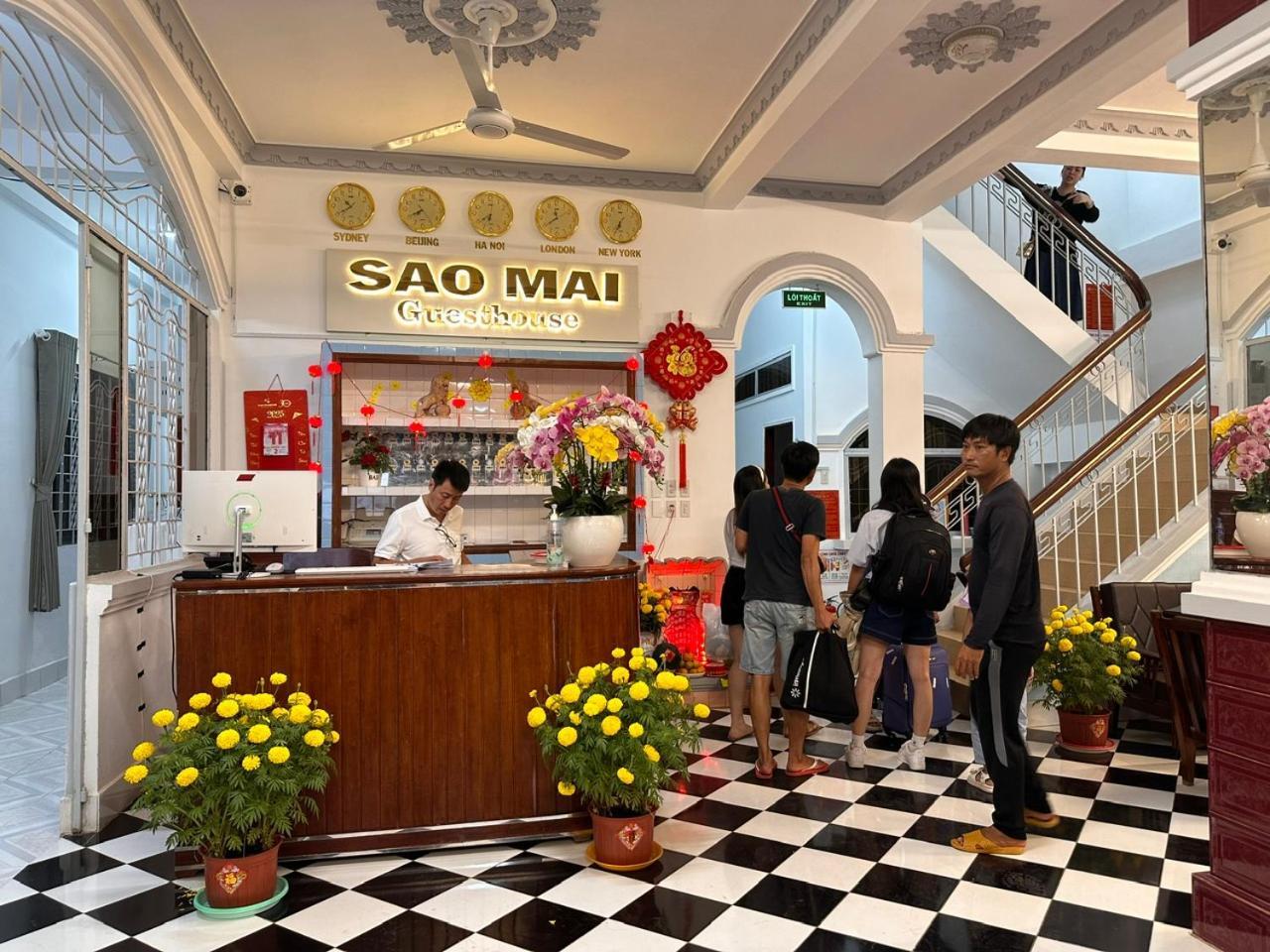 ホテル Nha Nghi Sao Mai ハティエン エクステリア 写真